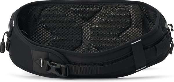 USWE Zulo Hydration Hip Pack - with Organizer and Side Pockets, Bounce Free Hip Belt (6L, Black) - Image 3